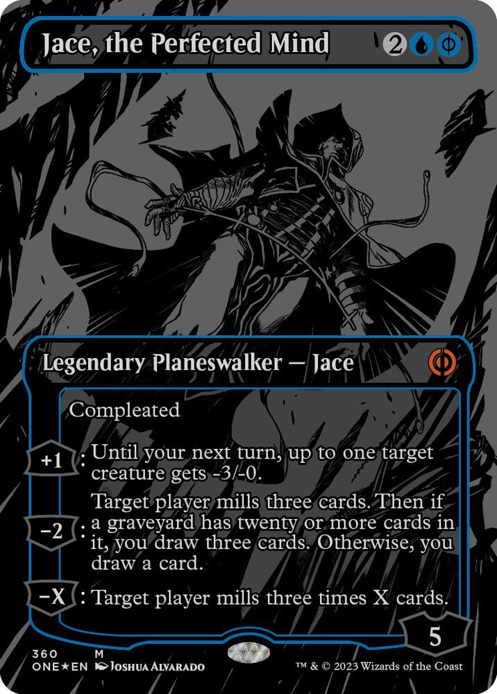 Jace, the Perfected Mind 360 (Phyrexia: All Will Be One)  - Oil Slick Foil | Good Games Morley