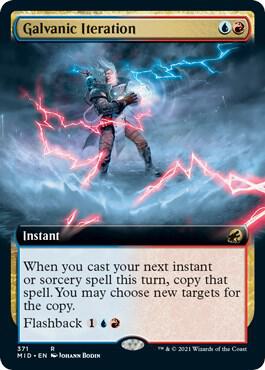 Galvanic Iteration Extended Art 371/277 (Innistrad: Midnight Hunt)  - Foil | Good Games Morley