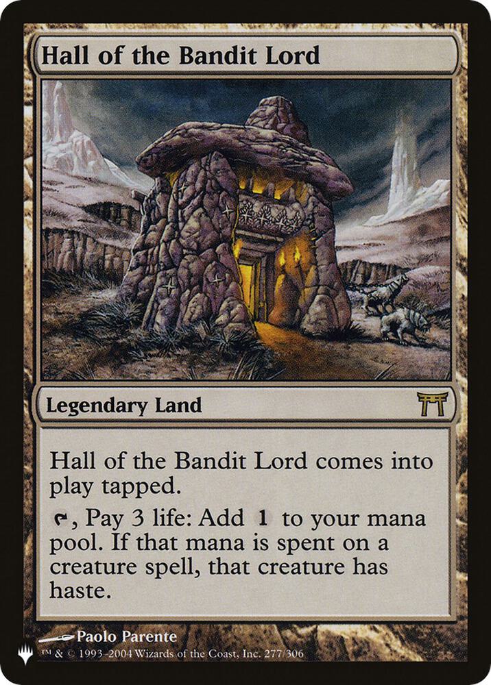 Hall of the Bandit Lord CHK-277/5075 (The List Reprints)  | Good Games Morley