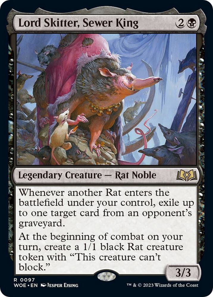 Lord Skitter, Sewer King 97 (Wilds of Eldraine)  | Good Games Morley