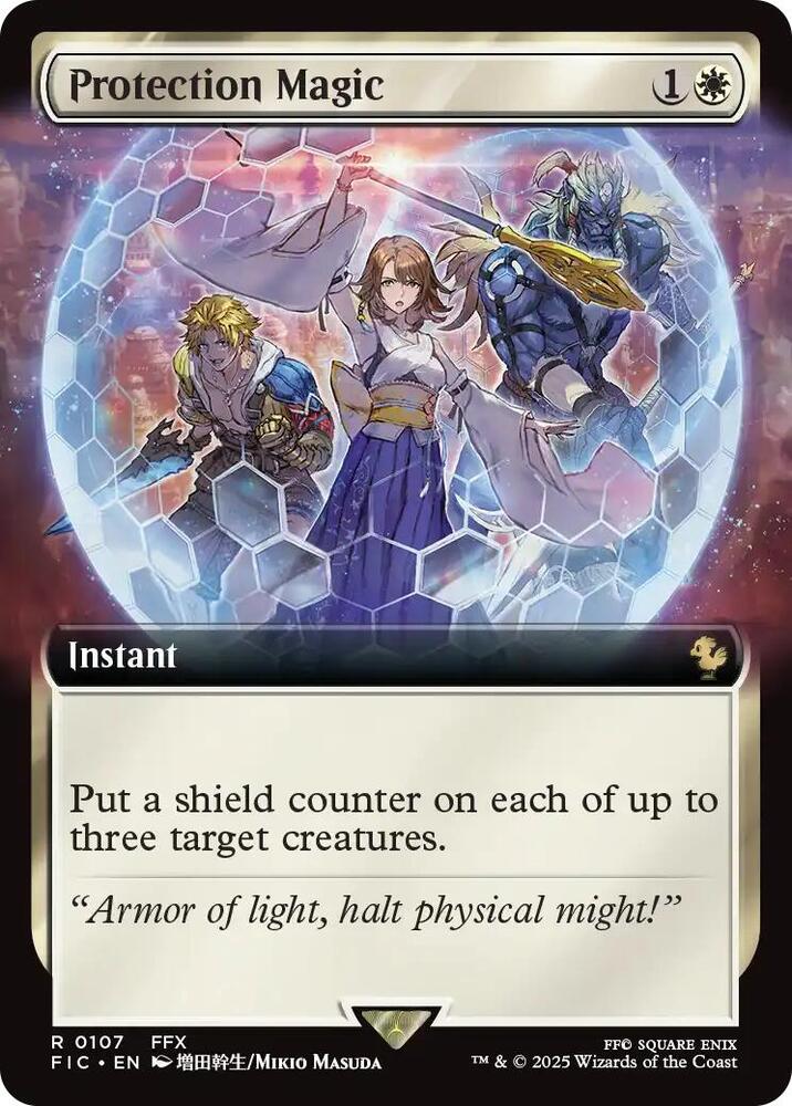 Protection Magic 107 (Commander: FINAL FANTASY)  - Extended Art | Good Games Morley