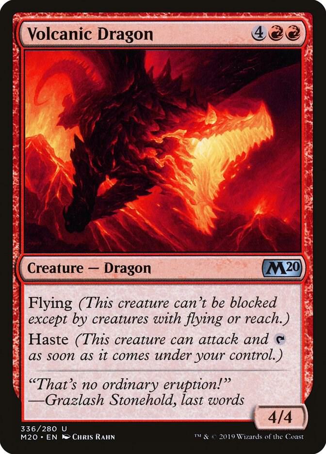 Volcanic Dragon 336/280 (Core Set 2020)  | Good Games Morley