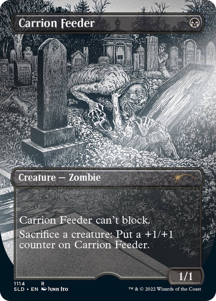 Carrion Feeder 1114 (Secret Lair Drop Series)  - Borderless Etched Foil | Good Games Morley