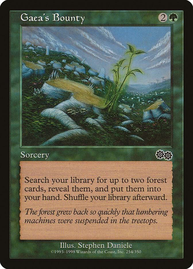 Gaea's Bounty 254/350 (Urza's Saga)  | Good Games Morley