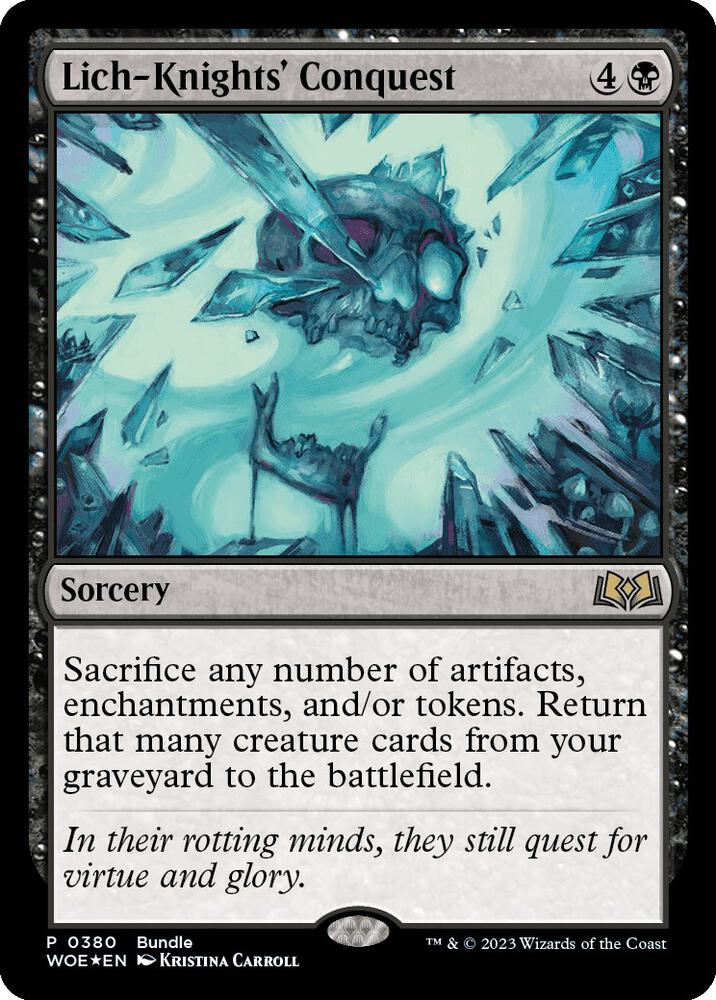 Lich Knights Conquest WOE Bundle 380/276 (Unique and Miscellaneous Promos)  - Foil | Good Games Morley