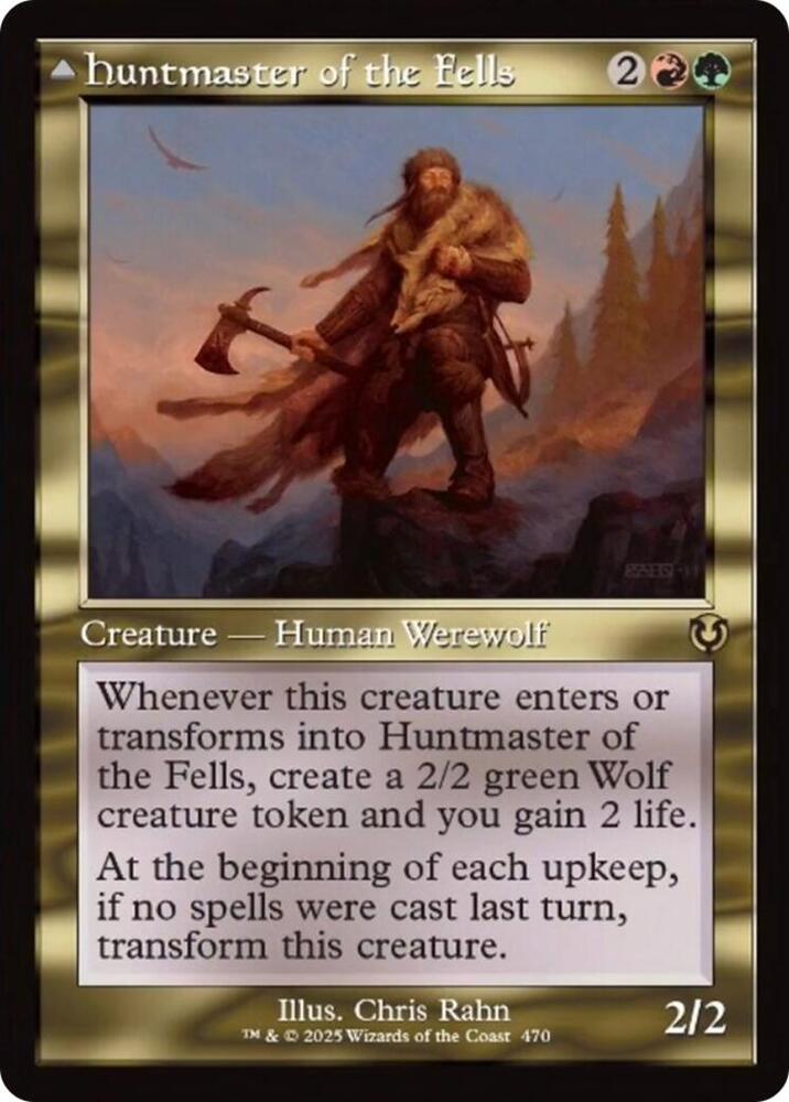 Huntmaster of the Fells // Ravager of the Fells 470/287 (Innistrad Remastered)  - Retro | Good Games Morley