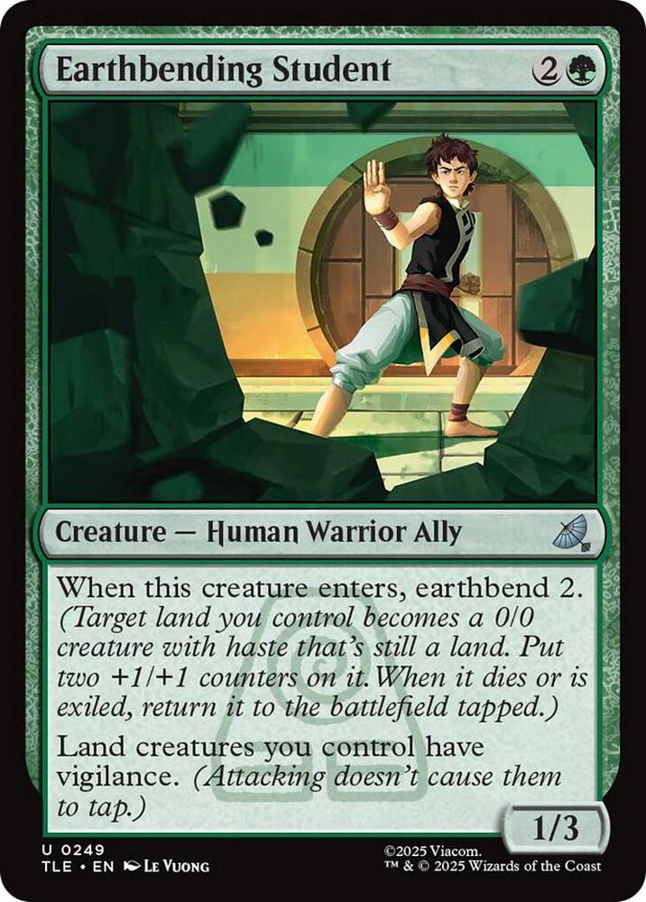 Earthbending Student 249 (Avatar: The Last Airbender: Eternal-Legal)  - Foil | Good Games Morley