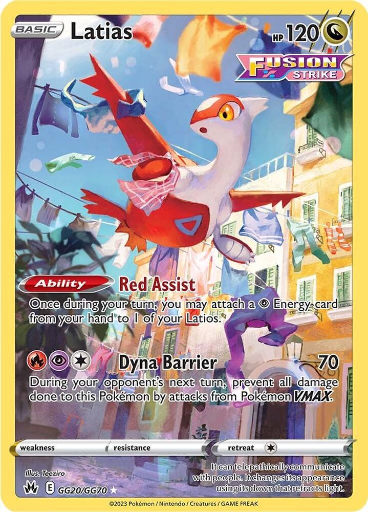 Latias GG20/GG70 (Crown Zenith: Galarian Gallery)  - Holofoil | Good Games Morley