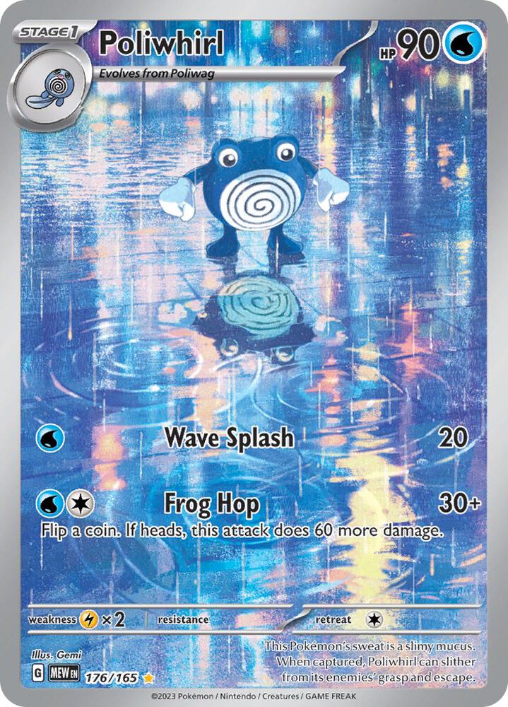 Poliwhirl 176/165 (SV: Scarlet & Violet 151)  - Holofoil | Good Games Morley