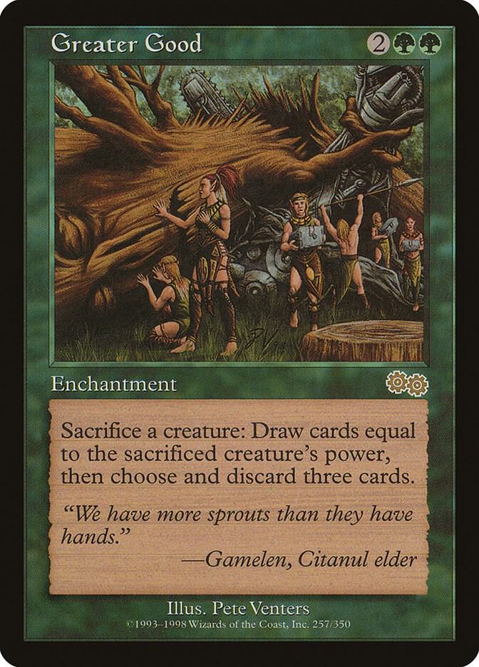 Greater Good 257/350 (Urza's Saga)  | Good Games Morley
