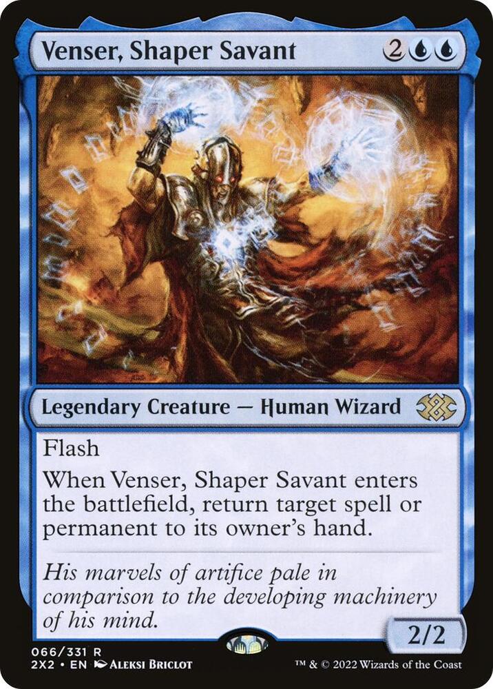 Venser Shaper Savant 66 (Double Masters 2022)  | Good Games Morley