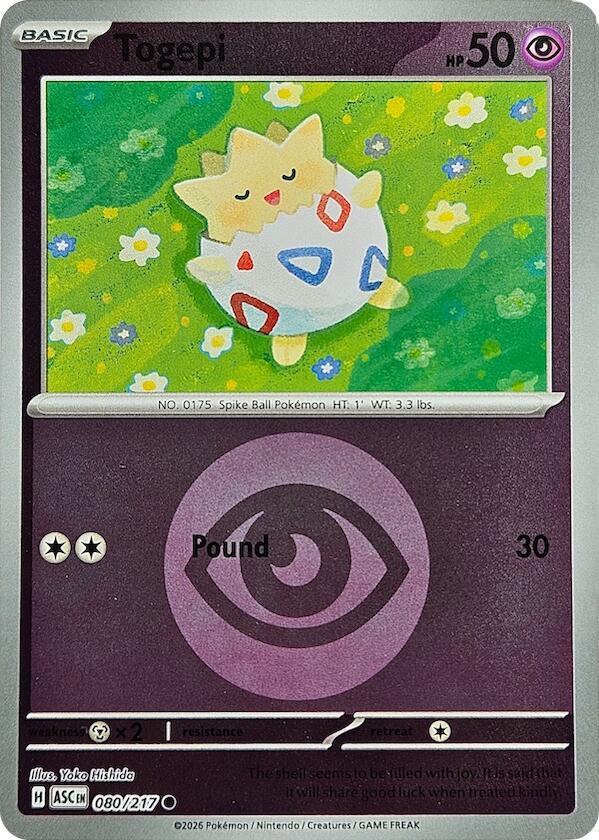 Togepi 080/217 (ME: Ascended Heroes)  - Energy Holofoil | Good Games Morley