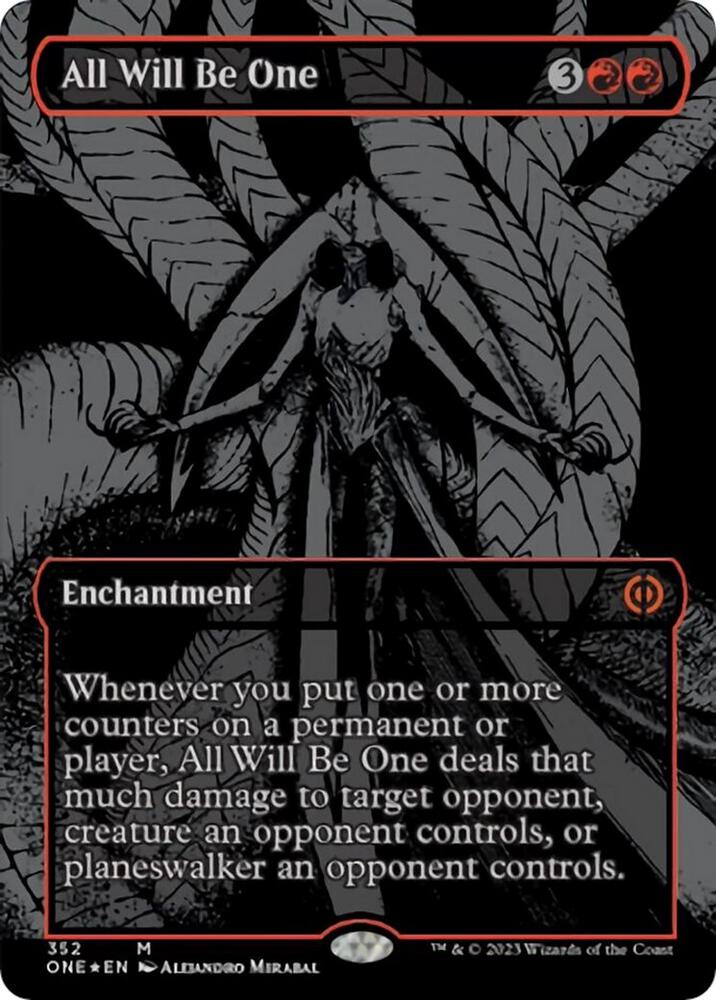 All Will Be One 352/271 (Phyrexia: All Will Be One)  - Oil Slick Foil | Good Games Morley