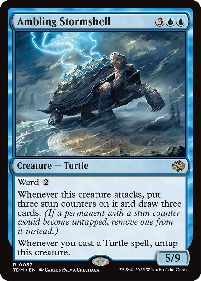 Ambling Stormshell 37/291 (Tarkir: Dragonstorm)  | Good Games Morley