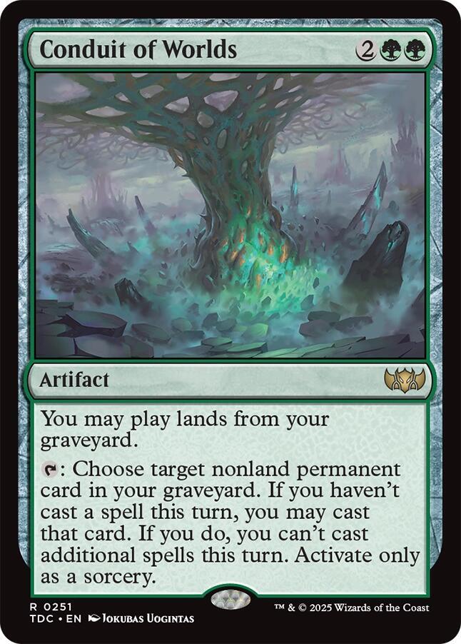 Conduit of Worlds 251 (Commander: Tarkir: Dragonstorm)  | Good Games Morley