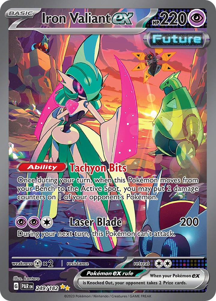 Iron Valiant ex 249/182 (SV04: Paradox Rift)  - Holofoil | Good Games Morley