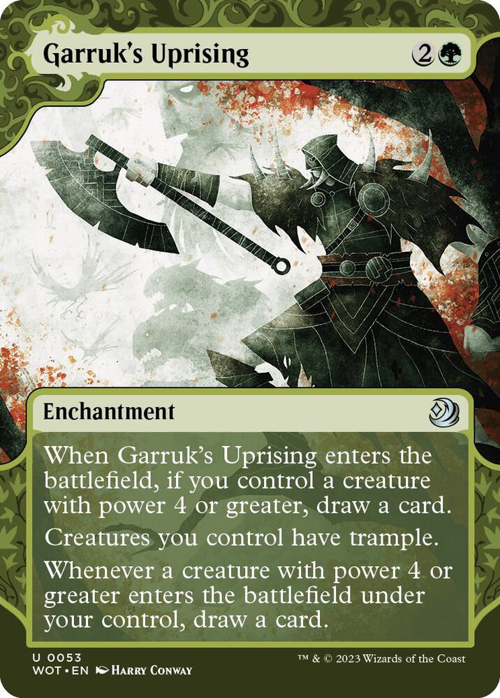 Garruk's Uprising 53 (Wilds of Eldraine: Enchanting Tales)  - Showcase | Good Games Morley