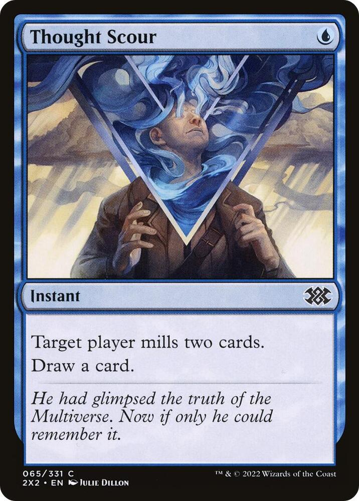 Thought Scour 65 (Double Masters 2022)  - Foil | Good Games Morley