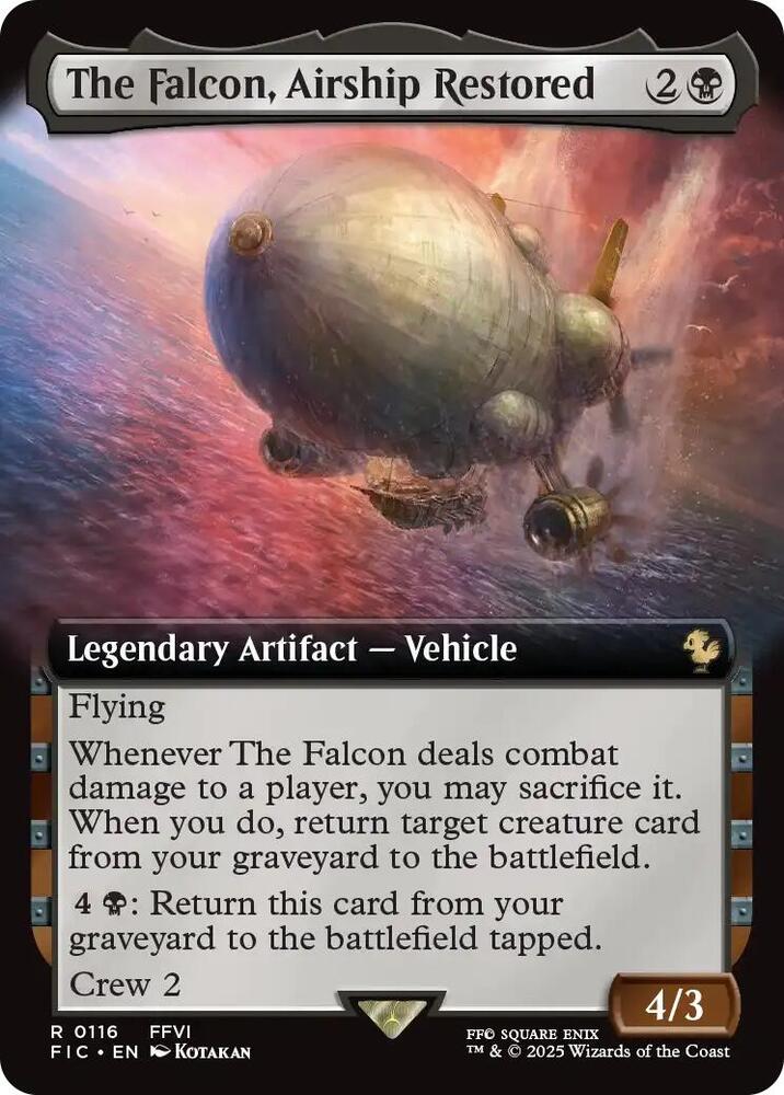 The Falcon, Airship Restored 116 (Commander: FINAL FANTASY)  - Extended Art | Good Games Morley