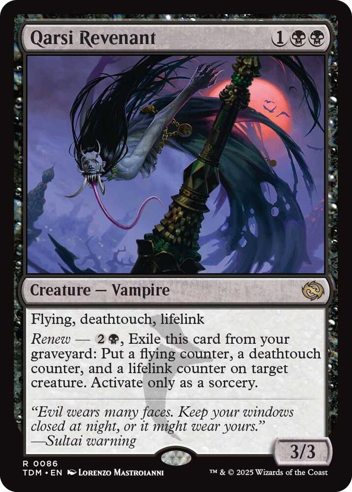 Qarsi Revenant 86 (Tarkir: Dragonstorm)  - Foil | Good Games Morley