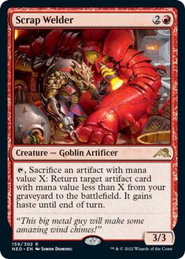Scrap Welder 159/302 (Kamigawa: Neon Dynasty)  - Foil | Good Games Morley