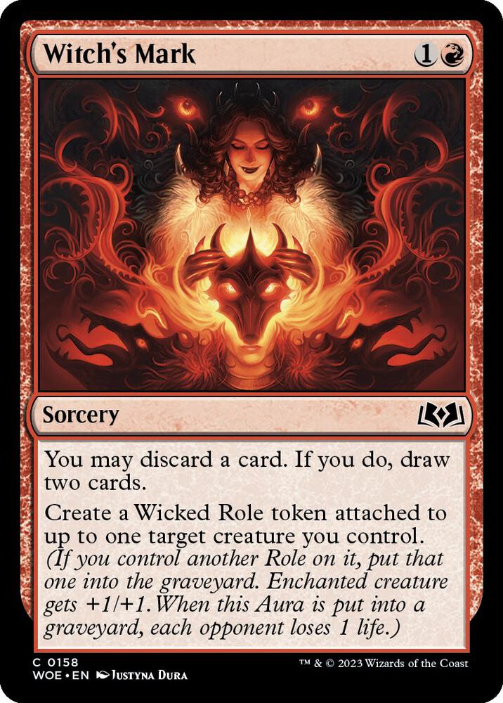 Witch's Mark 158 (Wilds of Eldraine)  | Good Games Morley