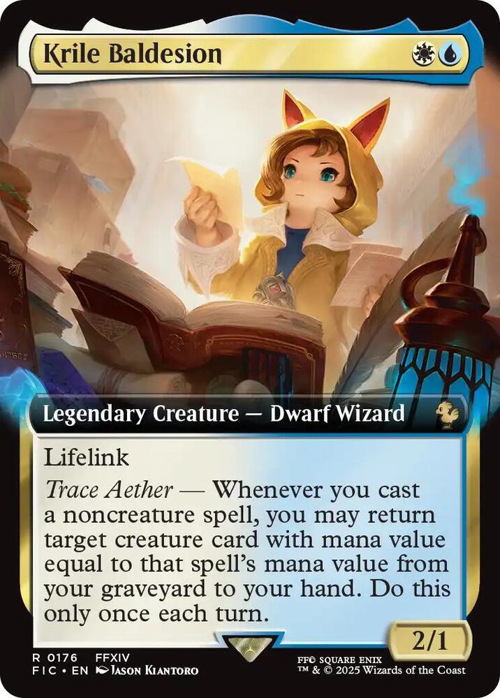 Krile Baldesion  176 (Commander: FINAL FANTASY)  - Extended Art Foil | Good Games Morley