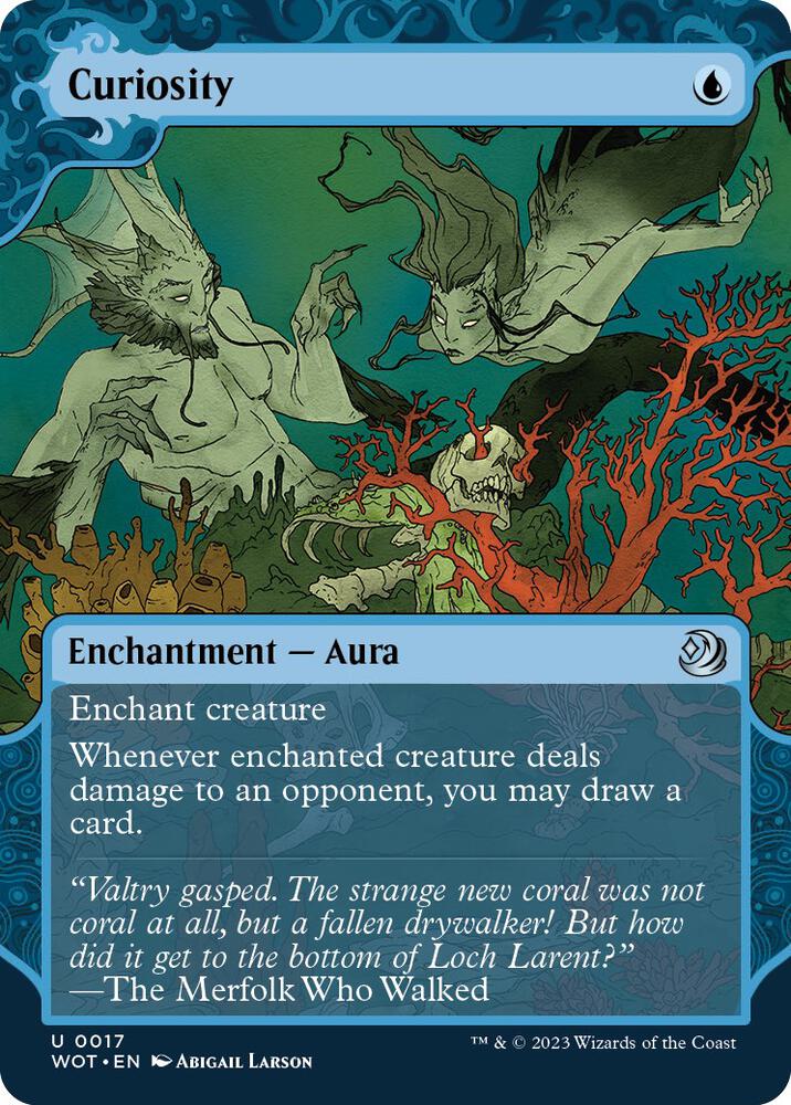 Curiosity 17/63 (Wilds of Eldraine: Enchanting Tales)  - Borderless Foil | Good Games Morley