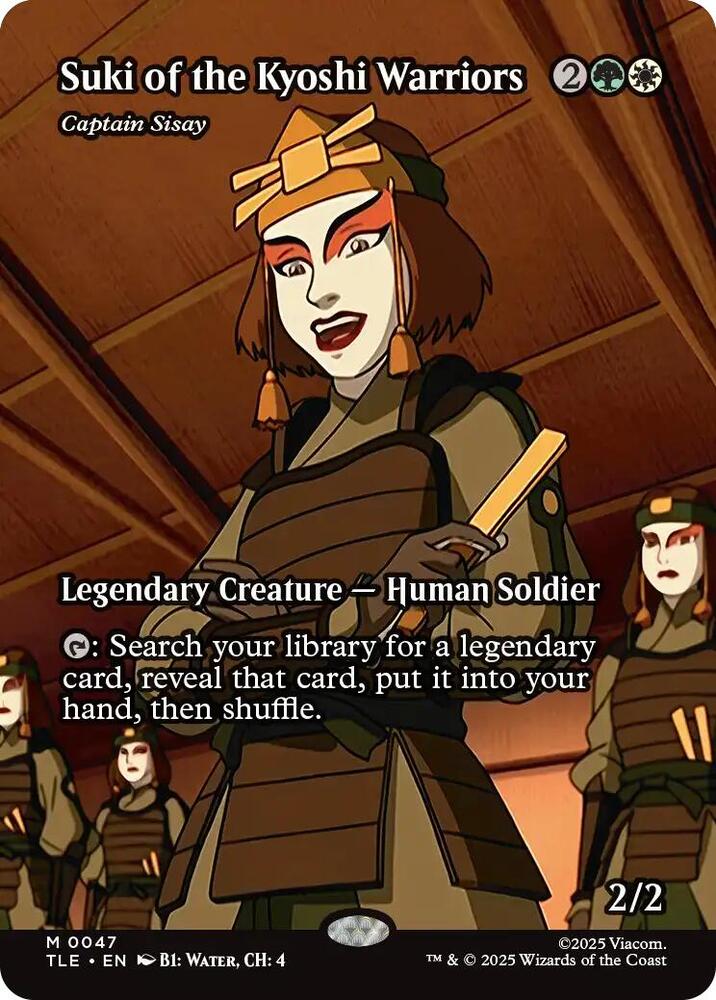 Suki of the Kyoshi Warriors - Captain Sisay 47 (Avatar: The Last Airbender: Eternal-Legal)  - Borderless | Good Games Morley