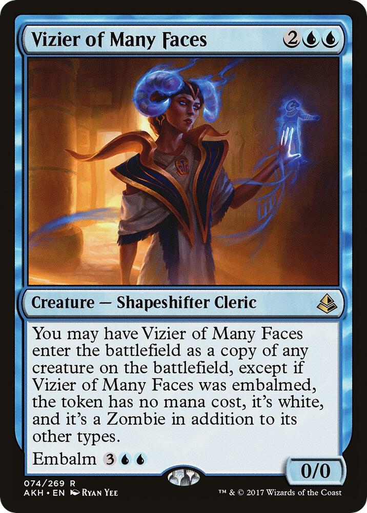 Vizier of Many Faces 74/269 (Amonkhet)  | Good Games Morley