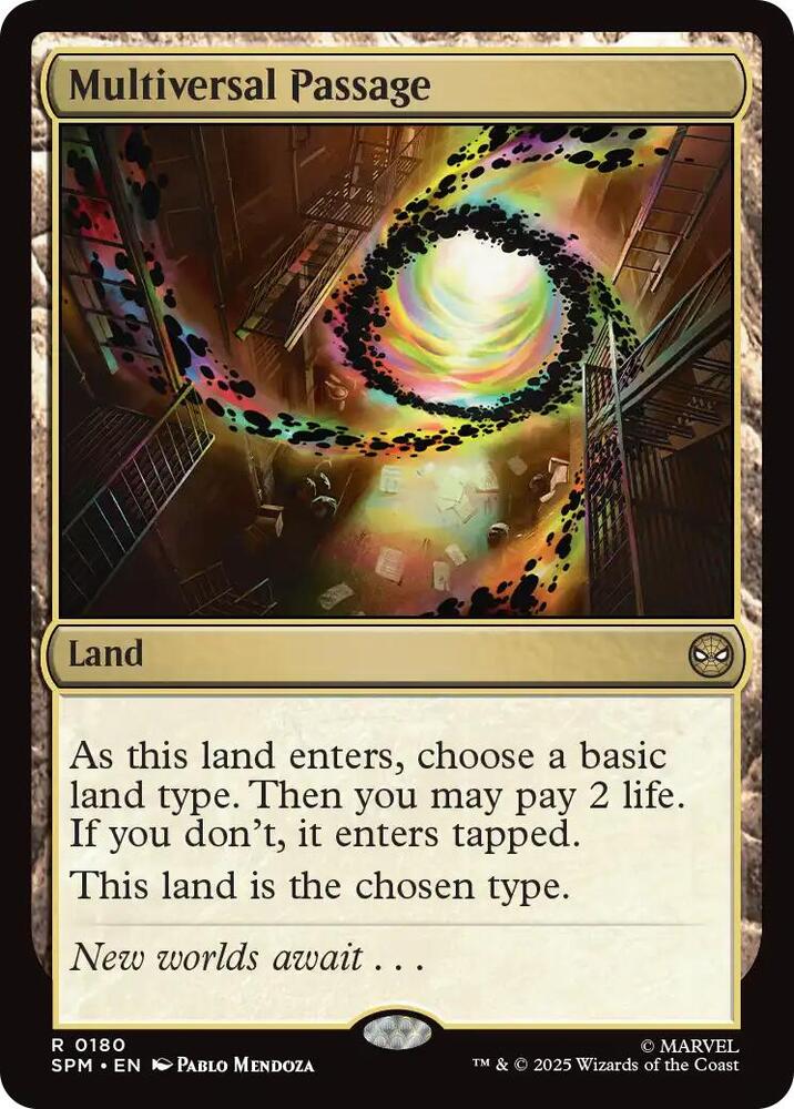 Multiversal Passage 180 (Marvel's Spider-Man)  - Foil | Good Games Morley