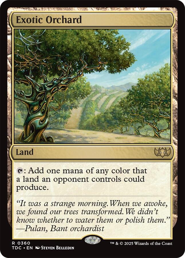 Exotic Orchard 360 (Commander: Tarkir: Dragonstorm)  | Good Games Morley