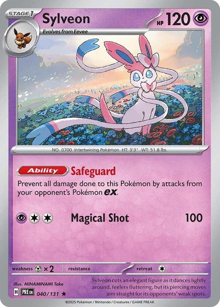 Sylveon 040/131 (SV: Prismatic Evolutions)  - Holofoil | Good Games Morley