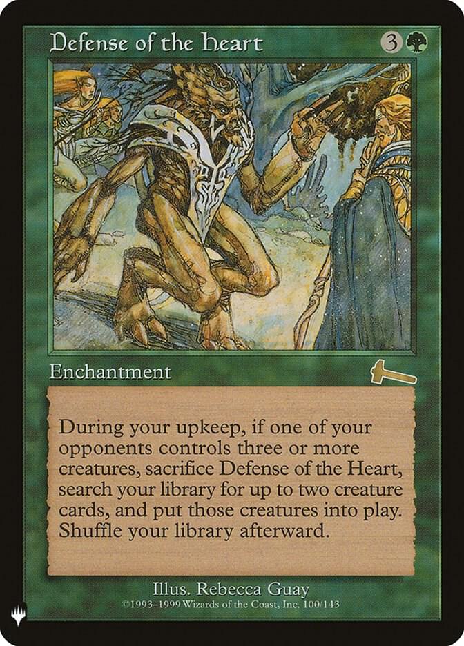 Defense of the Heart 100 (The List Reprints)  | Good Games Morley