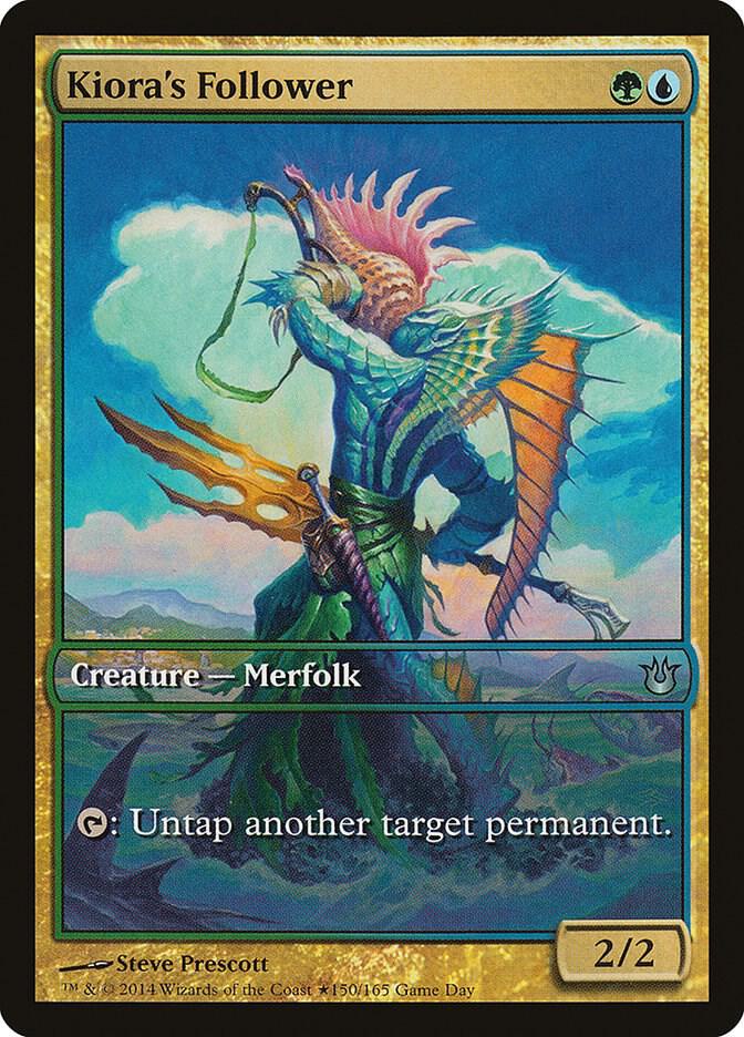 Kiora's Follower 150/9 (Game Day & Store Championship Promos)  - Full Art | Good Games Morley