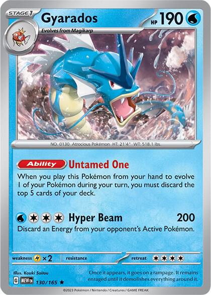 Gyarados 130/165 (SV: Scarlet & Violet 151)  - Holofoil | Good Games Morley