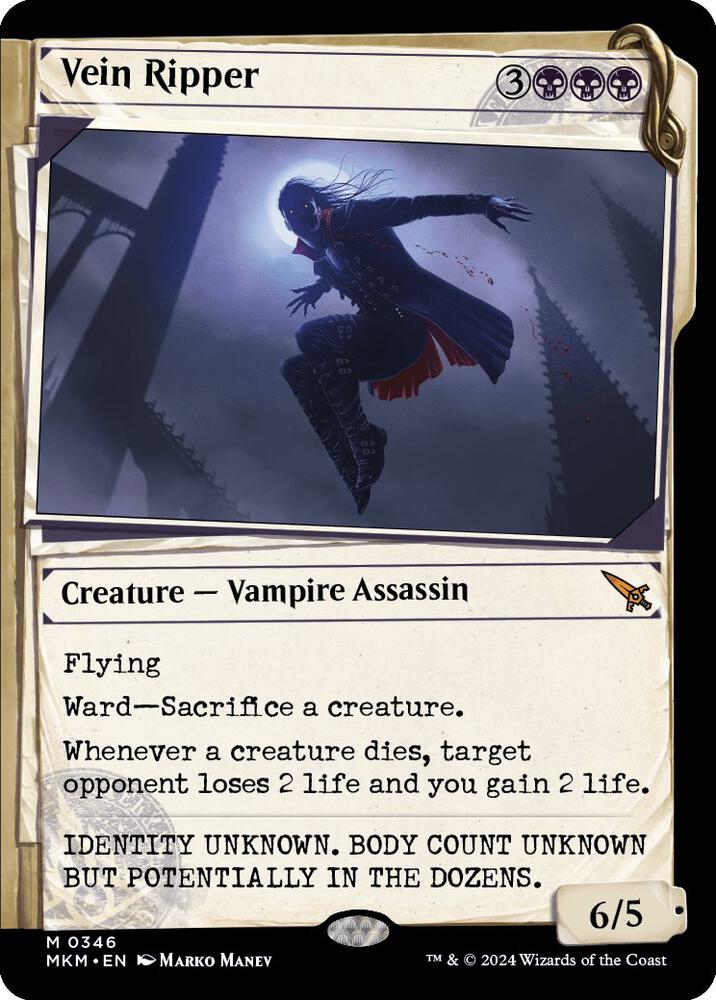 Vein Ripper 346 (Murders at Karlov Manor)  - Showcase Foil | Good Games Morley