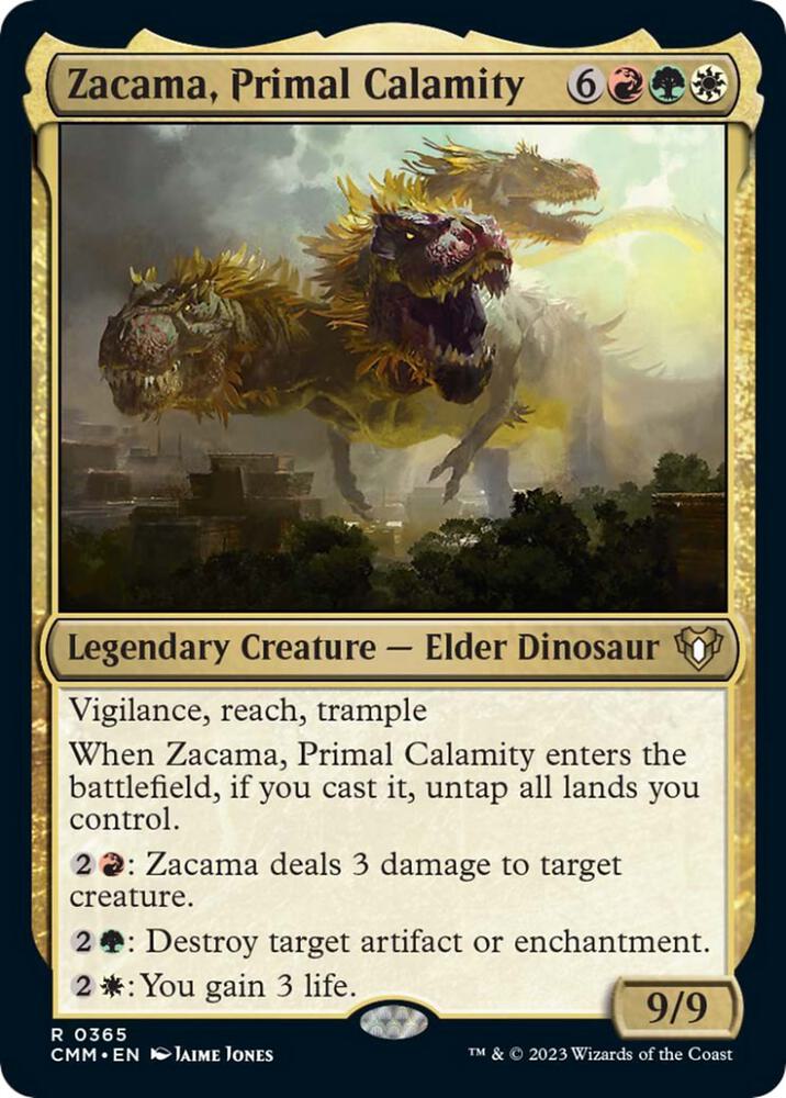 Zacama, Primal Calamity 365/451 (Commander Masters)  | Good Games Morley