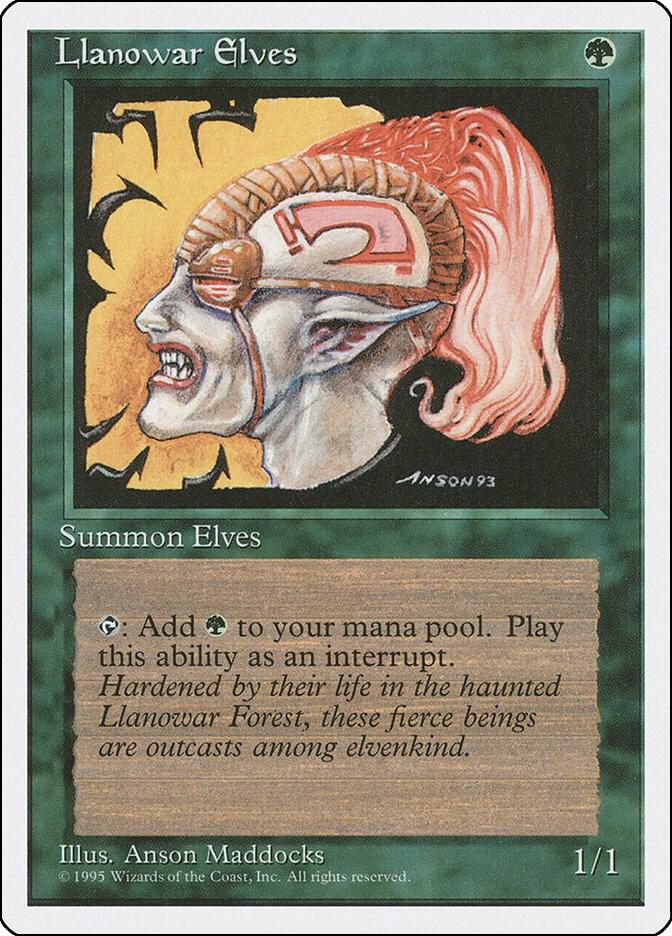 Llanowar Elves 145 (Fourth Edition)  | Good Games Morley