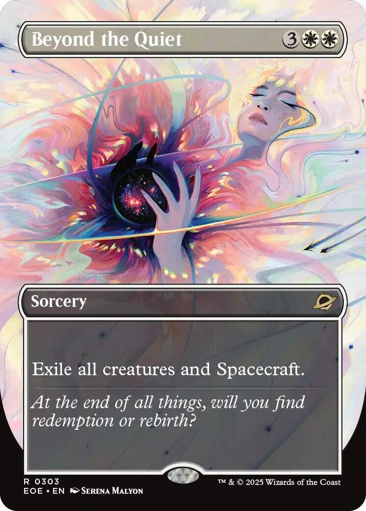 Beyond the Quiet 303 (Edge of Eternities)  - Borderless Foil | Good Games Morley