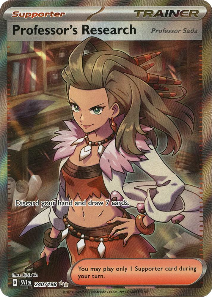 Professors Research Professor Sada 240 198 240/198 (SV01: Scarlet & Violet Base Set)  - Holofoil | Good Games Morley