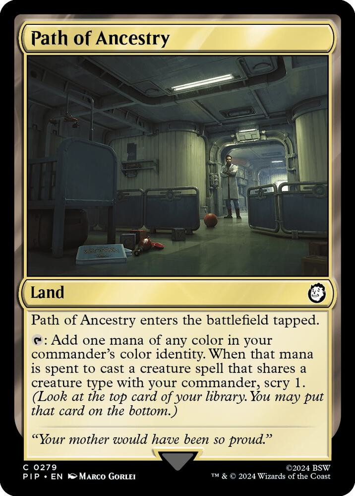 Path of Ancestry 279 (Universes Beyond: Fallout)  - Foil | Good Games Morley