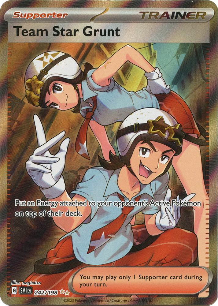 Team Star Grunt 242/198 (SV01: Scarlet & Violet Base Set)  - Holofoil | Good Games Morley