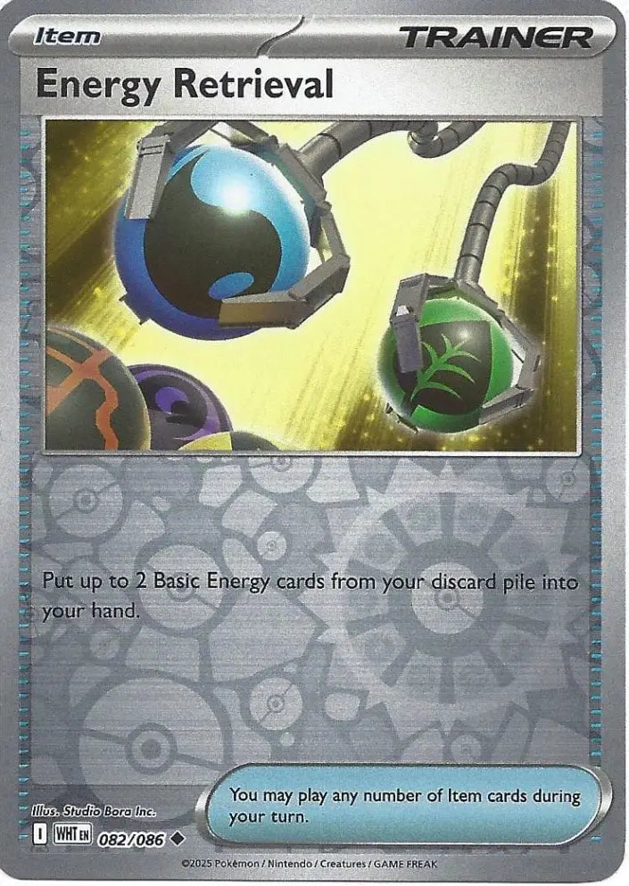 Energy Retrieval 082/086 (SV: White Flare)  - Reverse Holofoil | Good Games Morley
