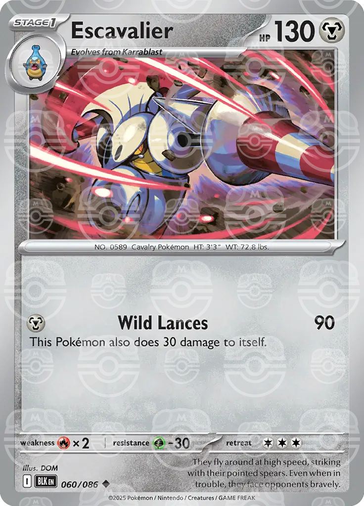 Escavalier 060/086 (SV: Black Bolt)  - Master Ball Holofoil | Good Games Morley