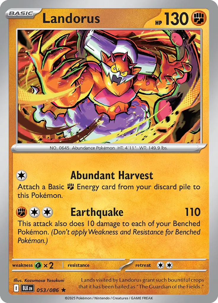 Landorus 053/086 (SV: Black Bolt)  - Holofoil | Good Games Morley