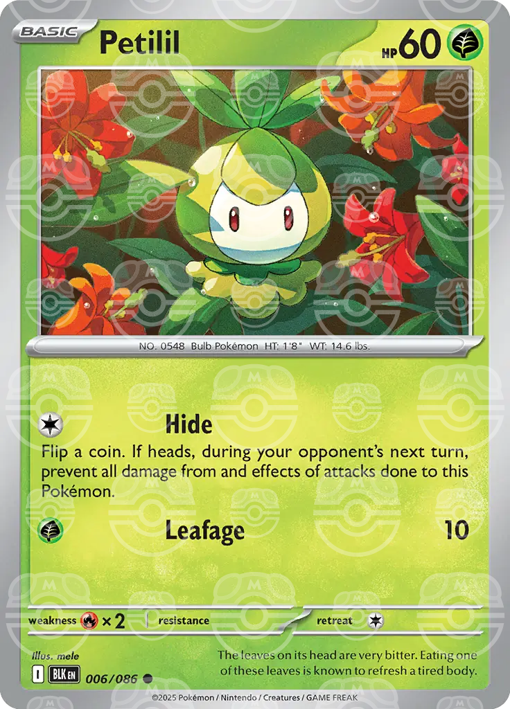 Petilil 006/086 (SV: Black Bolt)  - Master Ball Holofoil | Good Games Morley