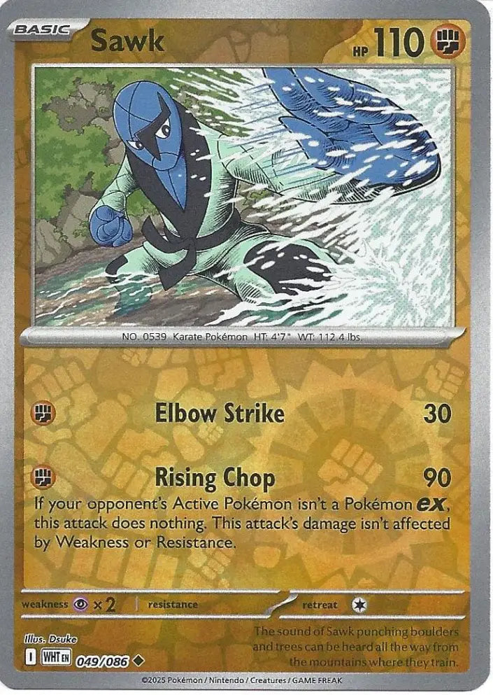 Sawk 049/086 (SV: White Flare)  - Reverse Holofoil | Good Games Morley