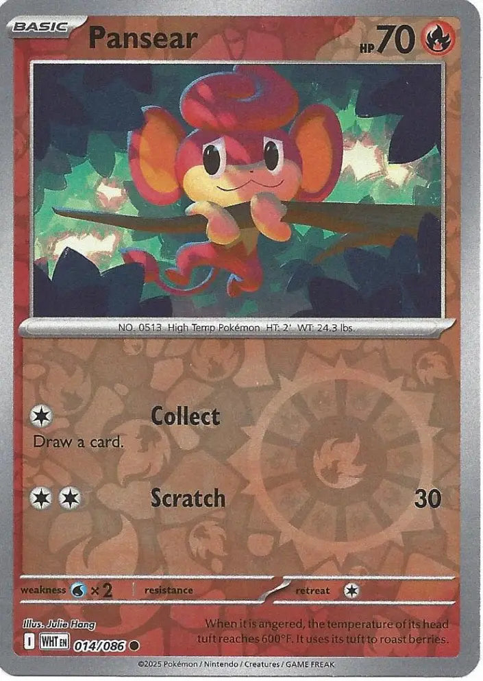 Pansear 014/086 (SV: White Flare)  - Reverse Holofoil | Good Games Morley