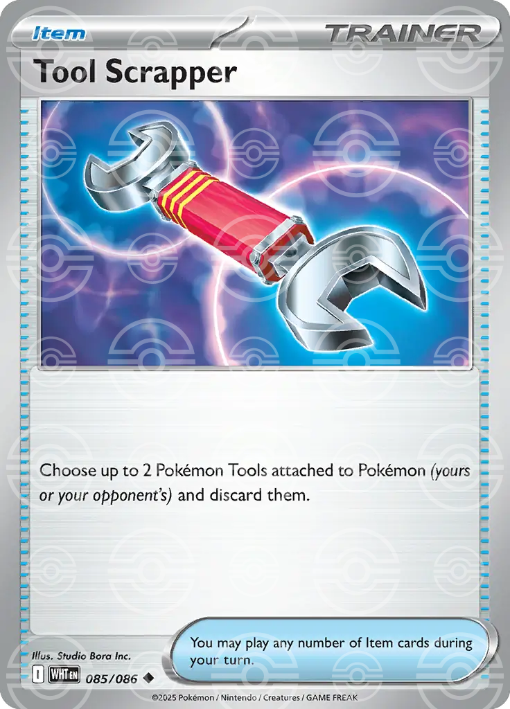 Tool Scrapper 085/086 (SV: White Flare)  - Poke Ball Holofoil | Good Games Morley